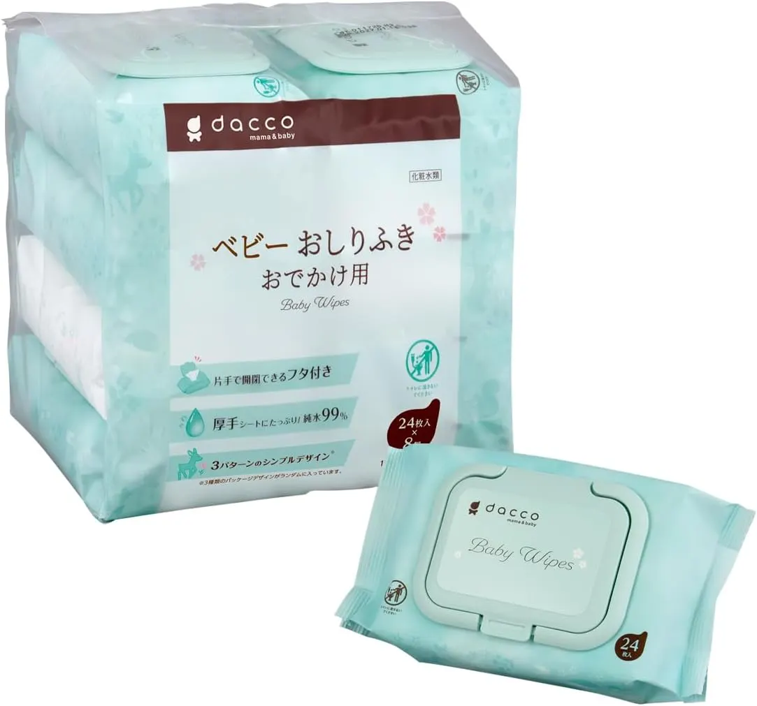 dacco(ダッコ) ベビーおしりふき ふた付 おでかけ用