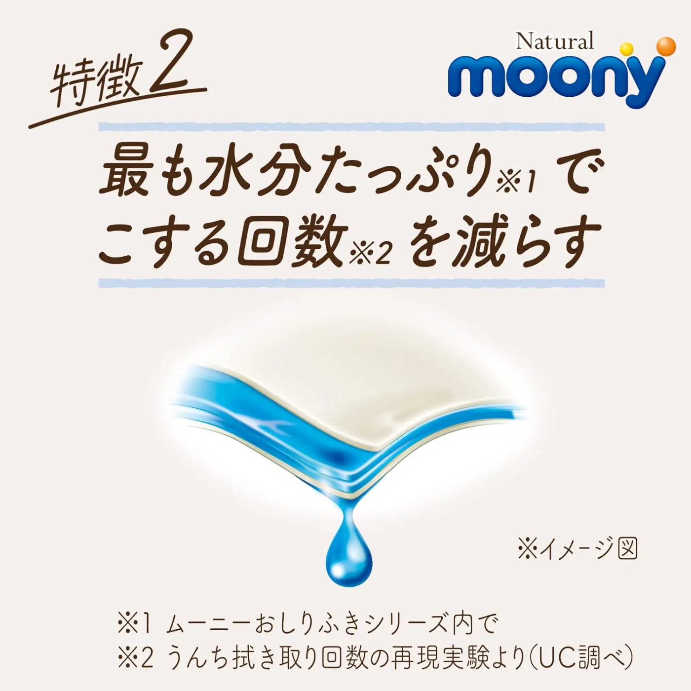 ナチュラルムーニー おしりふき 5